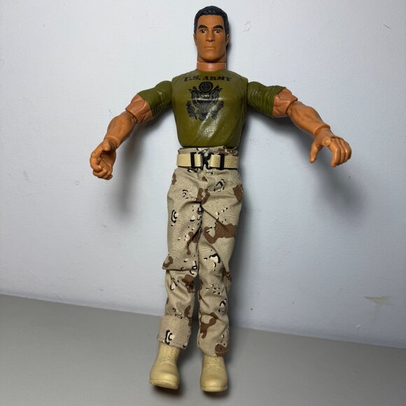 VINTAGE G.I. Joe Inspired Hasbro Action Poseable Moveable Army Action Figure - Picture 1 of 14